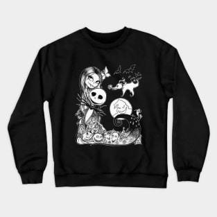 Jack and Sally's Nightmare Crewneck Sweatshirt